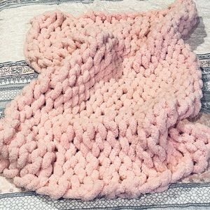 Handmade Chunky Baby Blanket Chenille